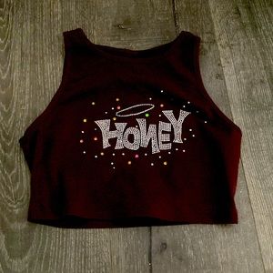 Cute cotten honey shirt